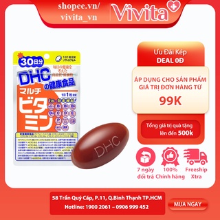 Viên uống dhc nhật bản multi vitamin tổng hợp 15 - 30 - 90 ngày