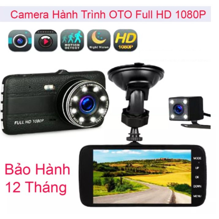 Camera Hành Trình VIET MAPS X004 Plus -Camera Trước và Sau- Sử Dụng Tiếng Việt Dễ Sử Dụng Công Nghệ Full Hd1080