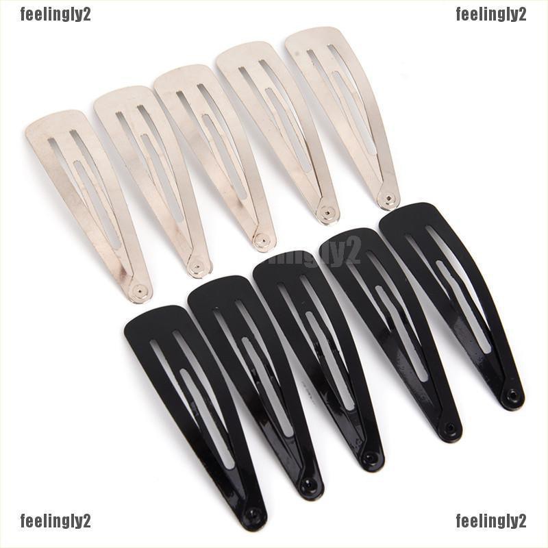 Set 10 kẹp tóc kim loại đơn giản