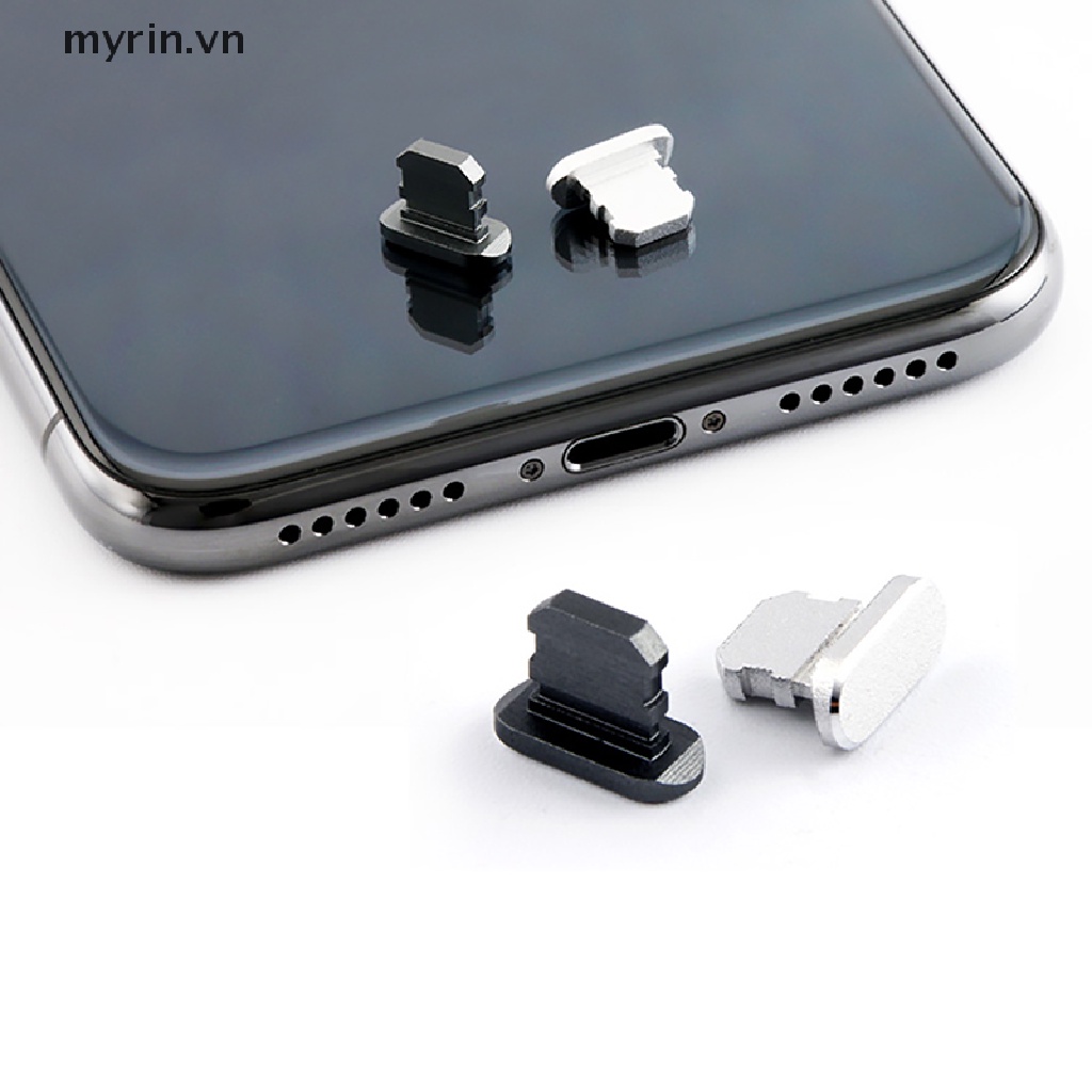 Nút Bịt Cổng Sạc Chống Bụi Bằng Kim Loại Cho iPhone