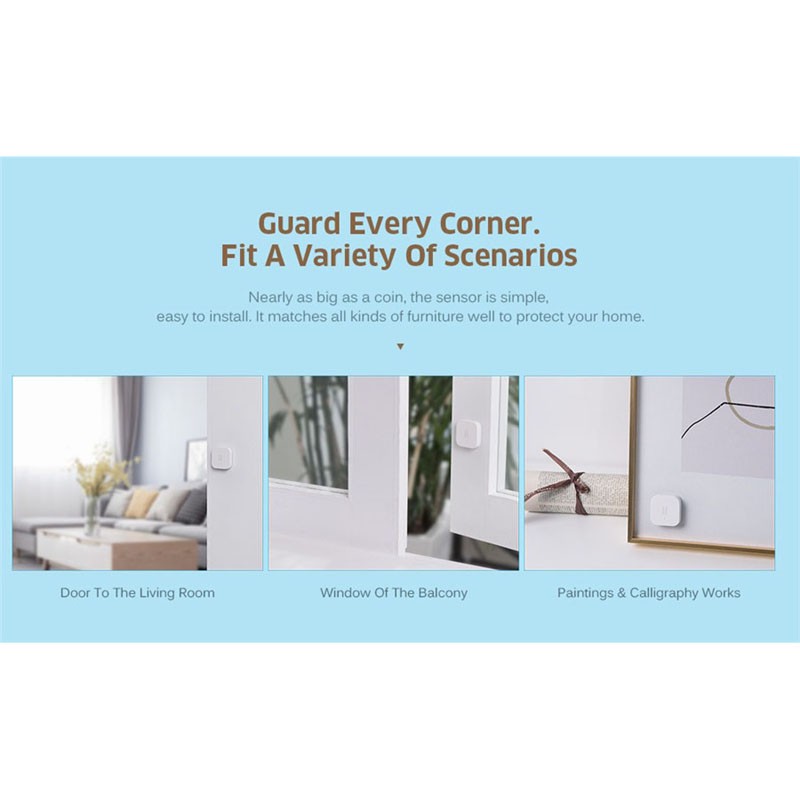 Cảm Biến Rung Thông Minh Aqara Cho Gia Đình Phiên Bản Toàn Cầu Siaomi xiaomi mijia Mi Home App