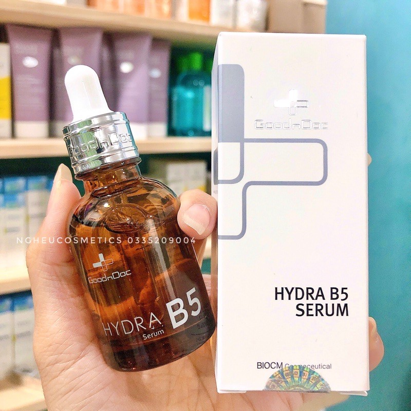 Serum Cấp Ẩm Phục Hồi Làm Sáng Da B5 GoodnDoc Mẫu Mới 30ml Nhập Khẩu Chính Hãng
