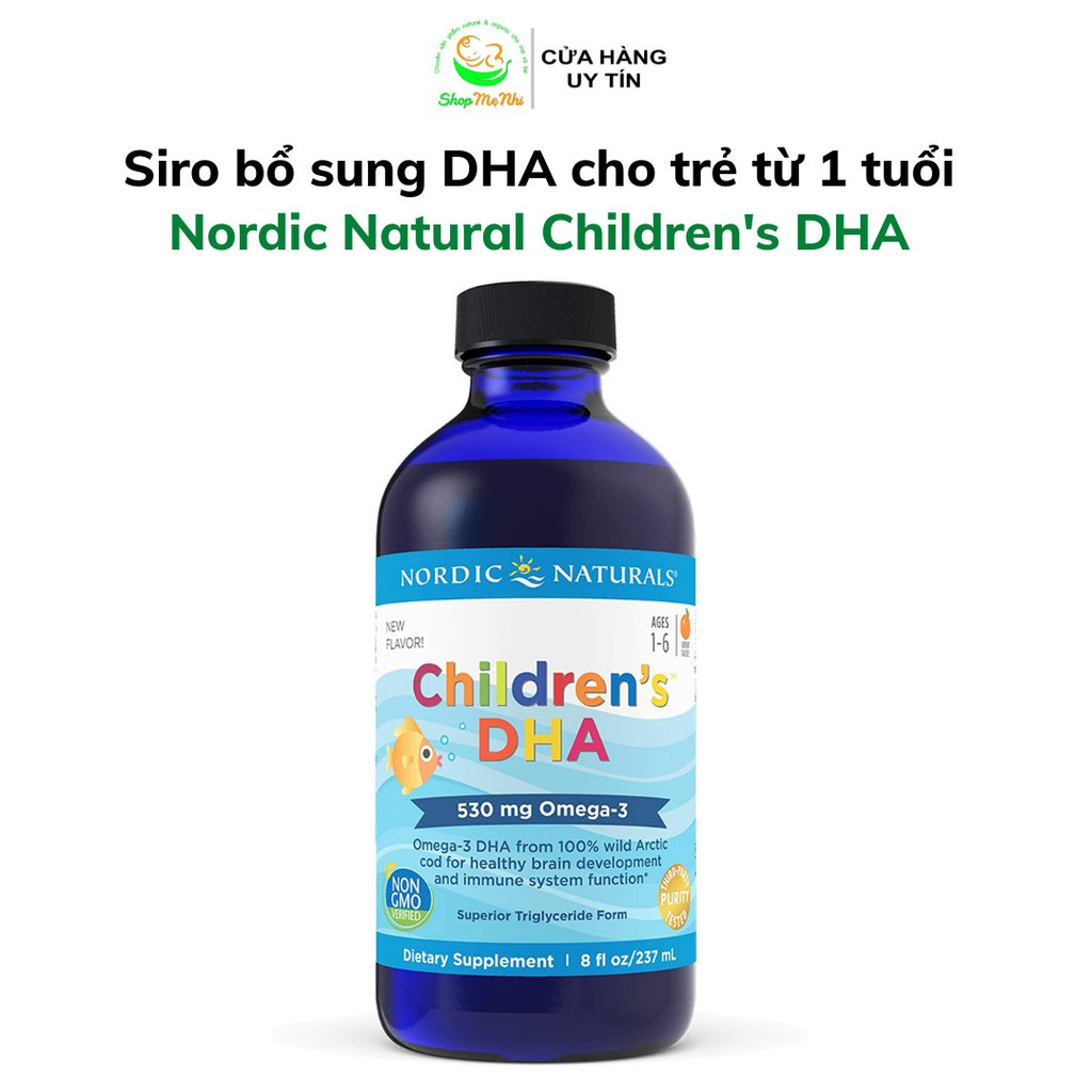 DHA cho trẻ từ 1 tuổi Nordic Naturals Children DHA 119ml.