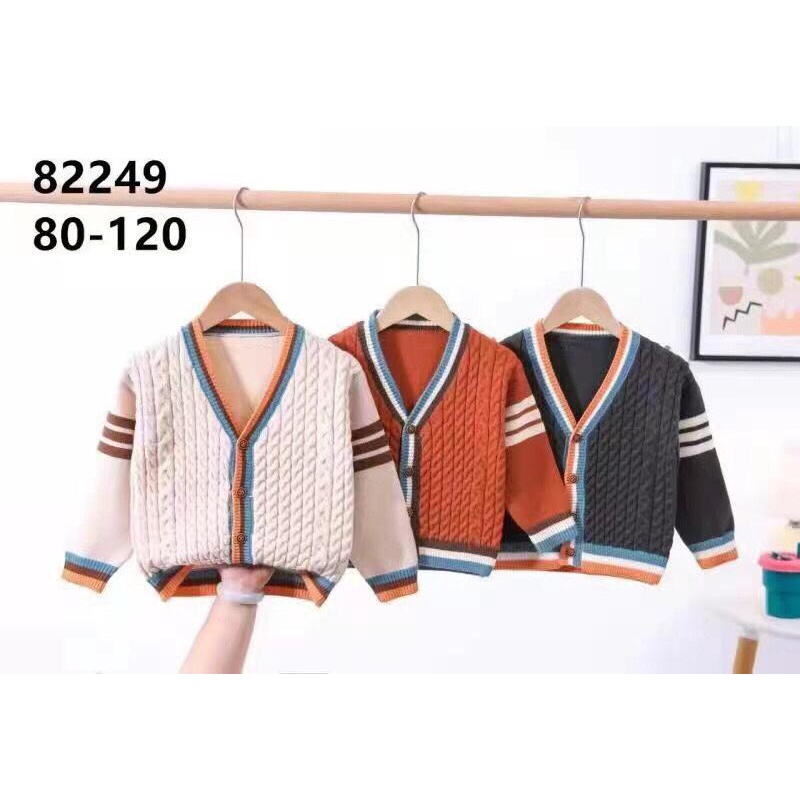 Áo Len cài cúc trẻ em LITIBABY size nhí 2/6T [LC02]