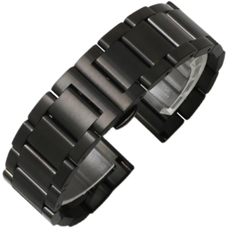 8.13★Fossil Đồng Hồ Thạch Anh Dây Thép 22 24mm Cá Tính Cho Nam