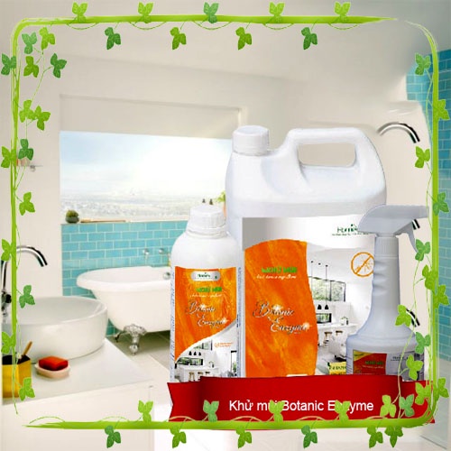 Xịt Khử Mùi Phòng HOMEVIC Botanic Enzyme 1L Diệt Khuẩn, Khử Mùi Nhanh