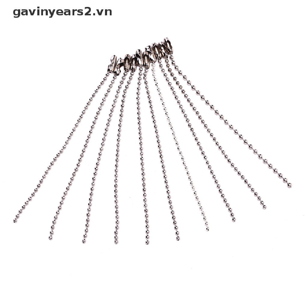 Bộ 2 / 10 Móc Khóa Hạt 3.5 &quot;0.09&quot;