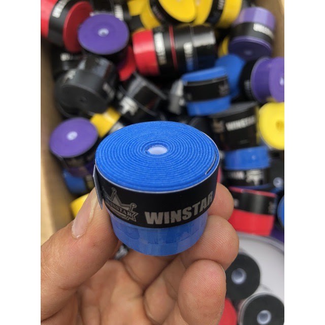 Quấn cán vợt cầu lông Winstar VG002 êm, thấm mồ hôi, có vân bám, nilong bọc ngoài