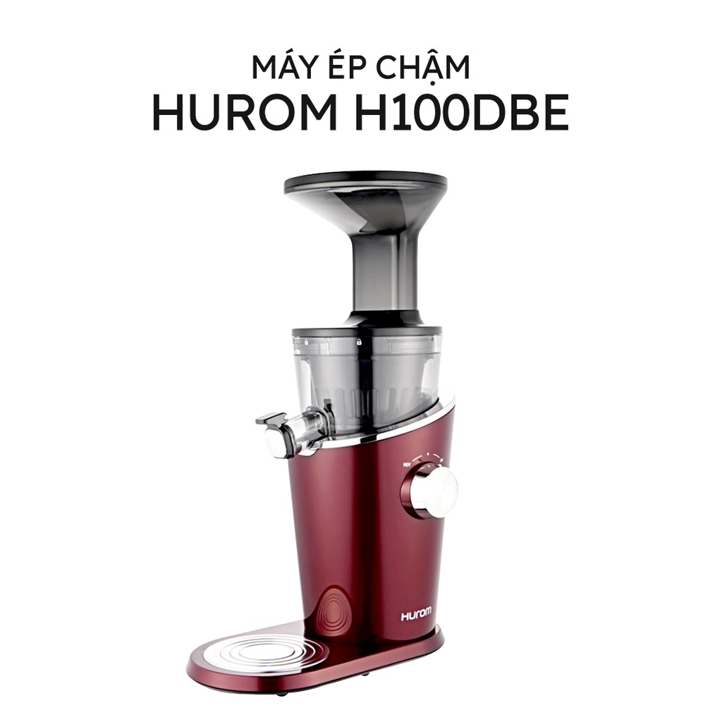 Máy ép trái cây chậm HUROM H100 DBE ép nước hoa quả rau củ nhiều hơn 20% - Bảo hành điện tử chính hãng Hàn Quốc 10 năm