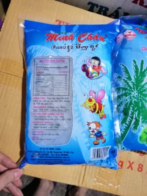 Thạch dừa Minh Châu túi 1kg