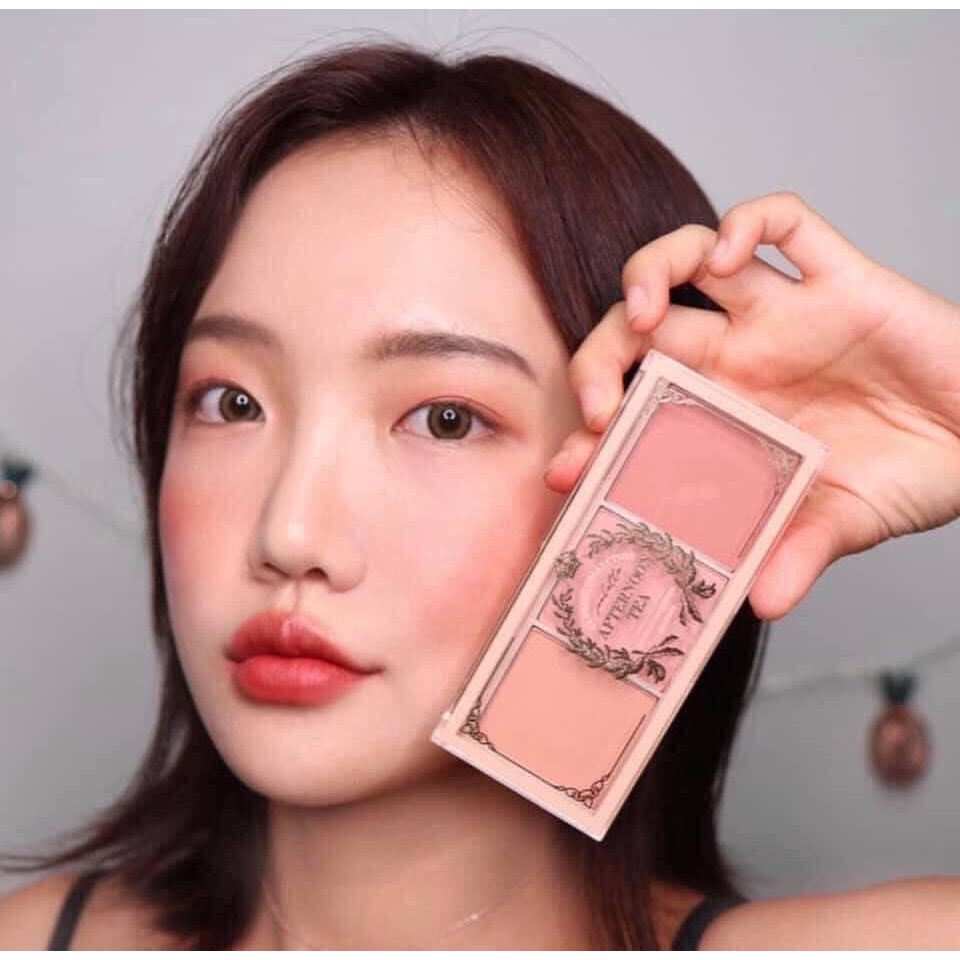 PHẤN MÁ HỒNG 3 MÀU I'M MEME I'M AFTERNOON TEA BLUSHER PALETTE CHÍNH HÃNG - 9320