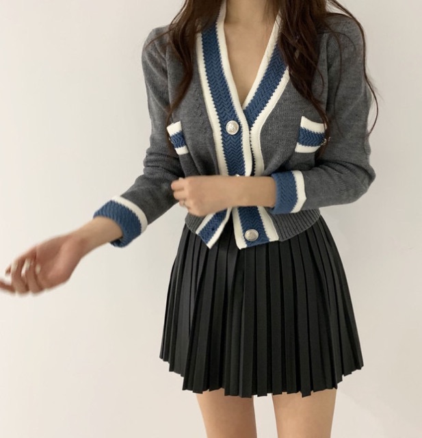 Áo cardigan len tay dài