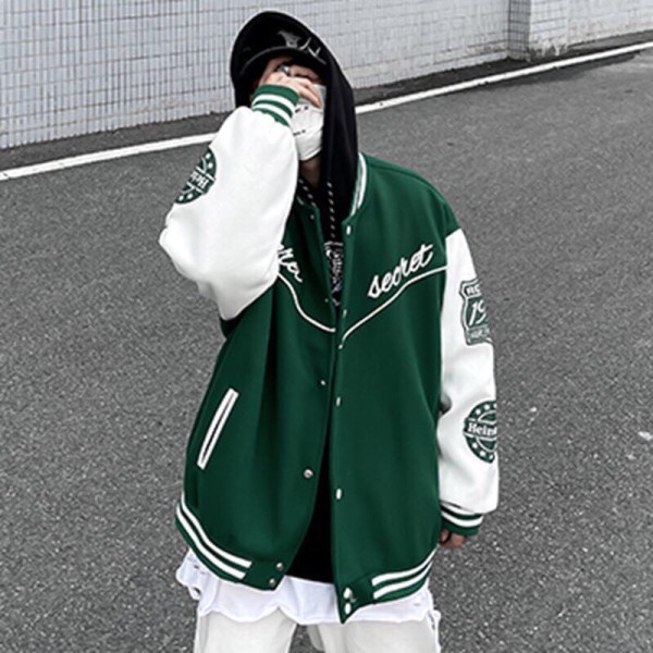 Áo khoác Bomber Unisex Recset form rộng dài tay SIÊU HOT