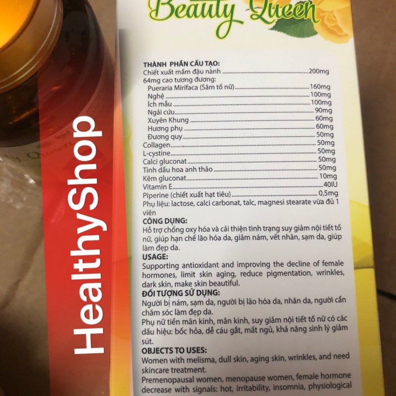 Beauty Queen viên mầm đậu nành cao cấp | BigBuy360 - bigbuy360.vn