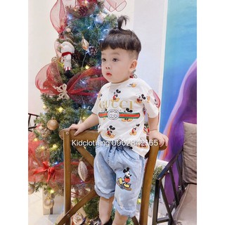 Bộ mickey GCC cộc tay bé trai