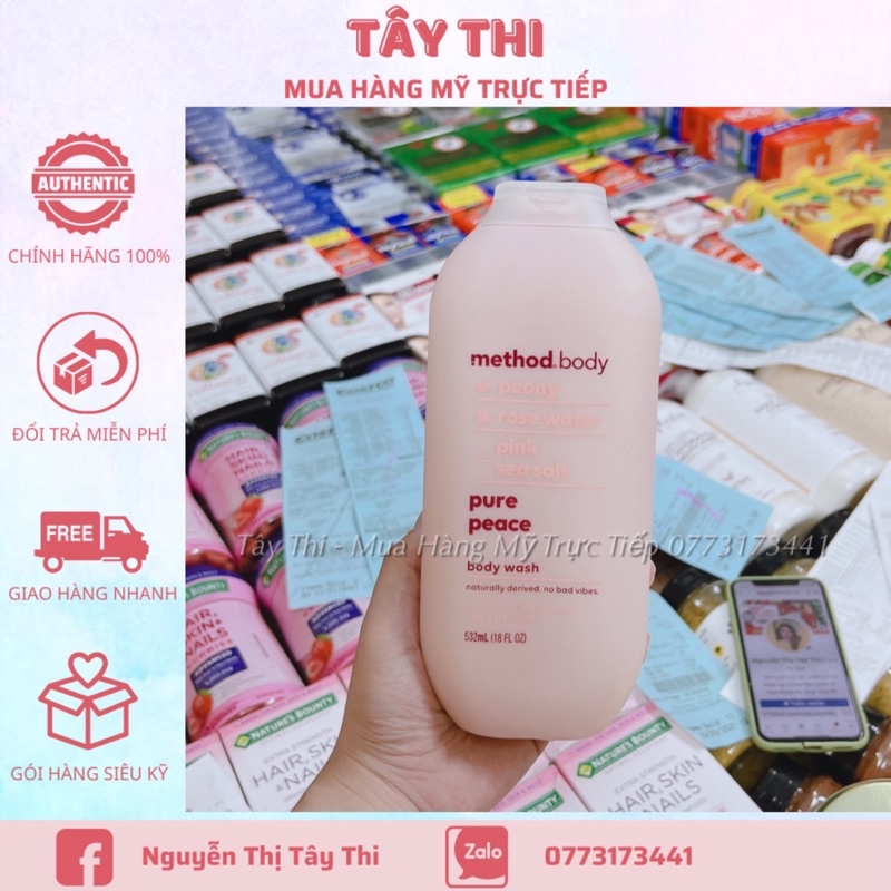 Sữa Tắm Method Body 532ml - Mỹ