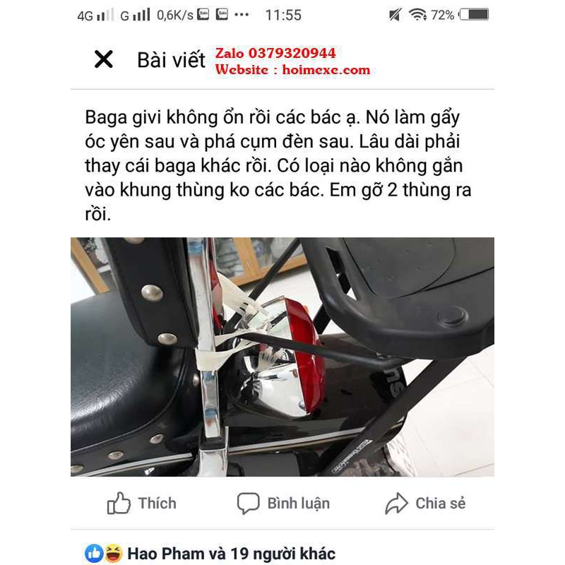 Gác Baga Suzuki Gz 150a 4 Chấu Chuyên Dụng