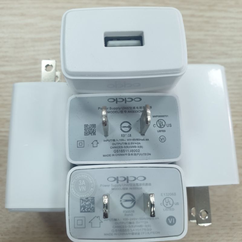 Củ sạc oppo 5v-2a mã 933/717 bảo hành 12 tháng