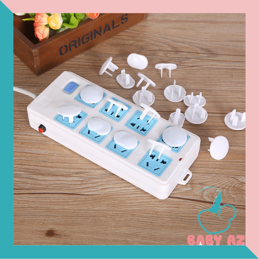 Combo 5 nút bịt ổ điện 2 chân an toàn cho bé BabyAZ