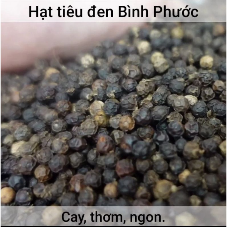 1kg hạt tiêu đen Bình Phước nguyên hạt/xay sẵn thơm ngon, cay nồng