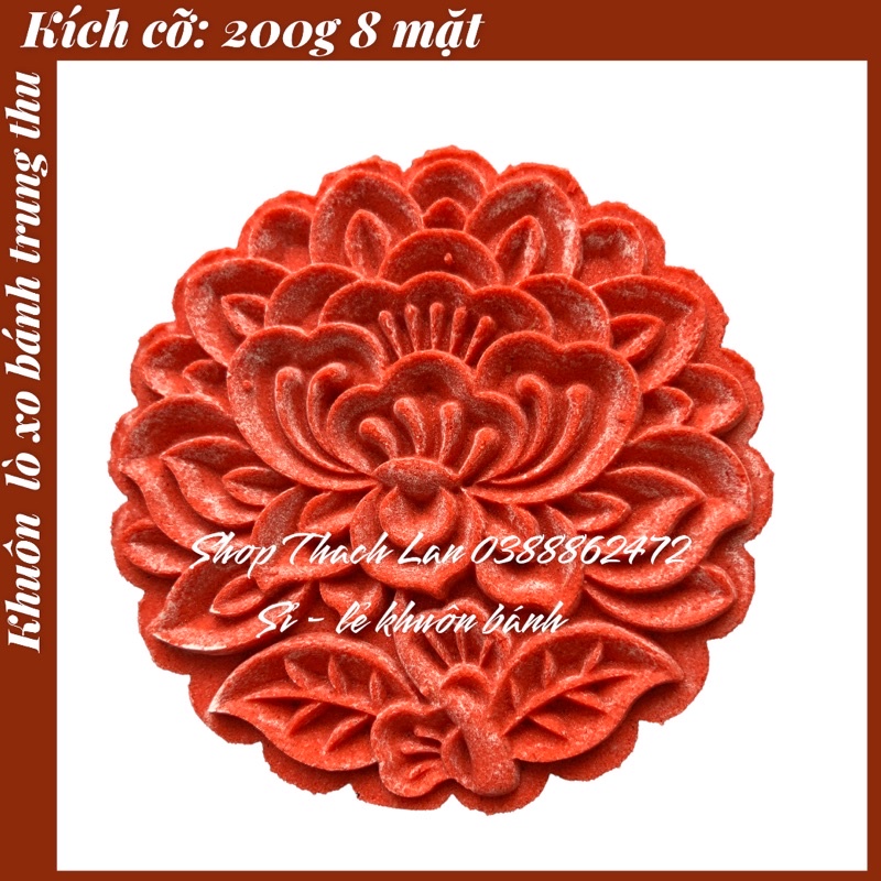 Khuôn lò xo 200g 8 mặt vân chùa