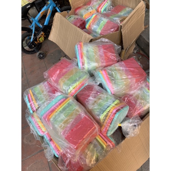 Set 9 hộp thực phẩm