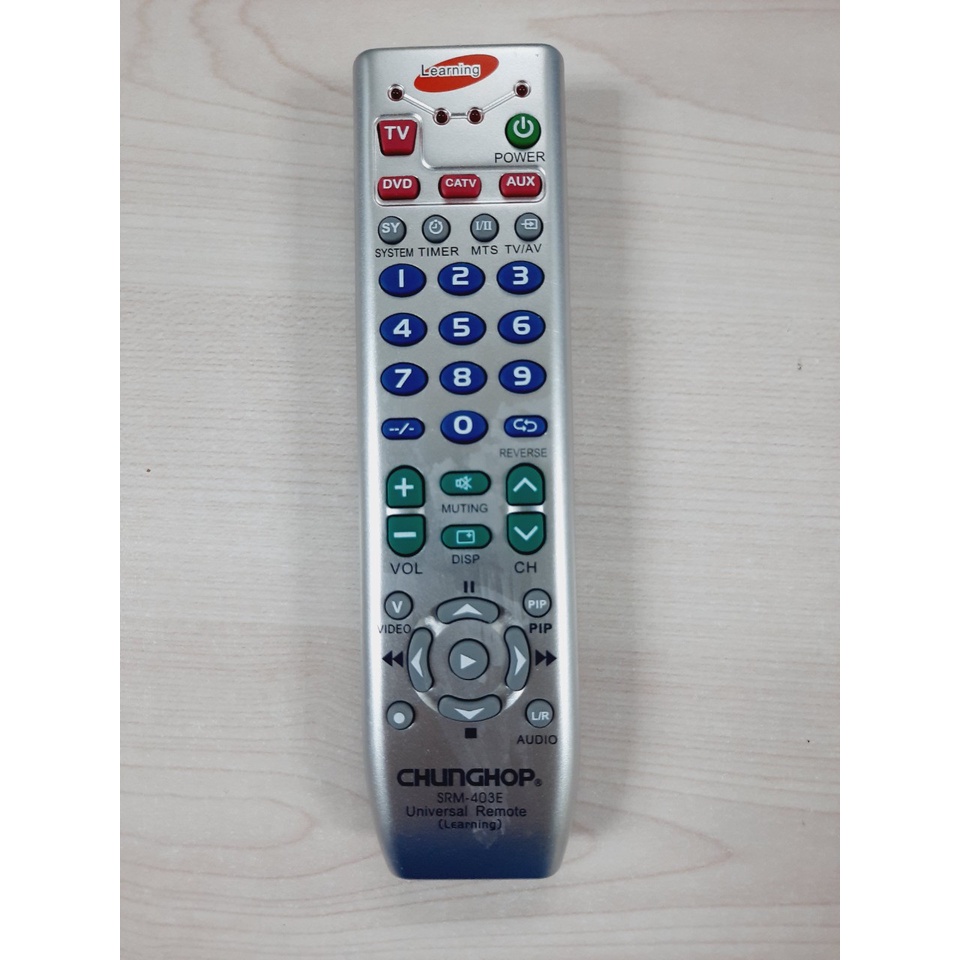 Điều khiển học lệnh Chunghop dùng cho TV, Đầu thu kỹ thuật số, đầu DVD, các thiết bị thu phát âm thanh- Hàng loại tốt