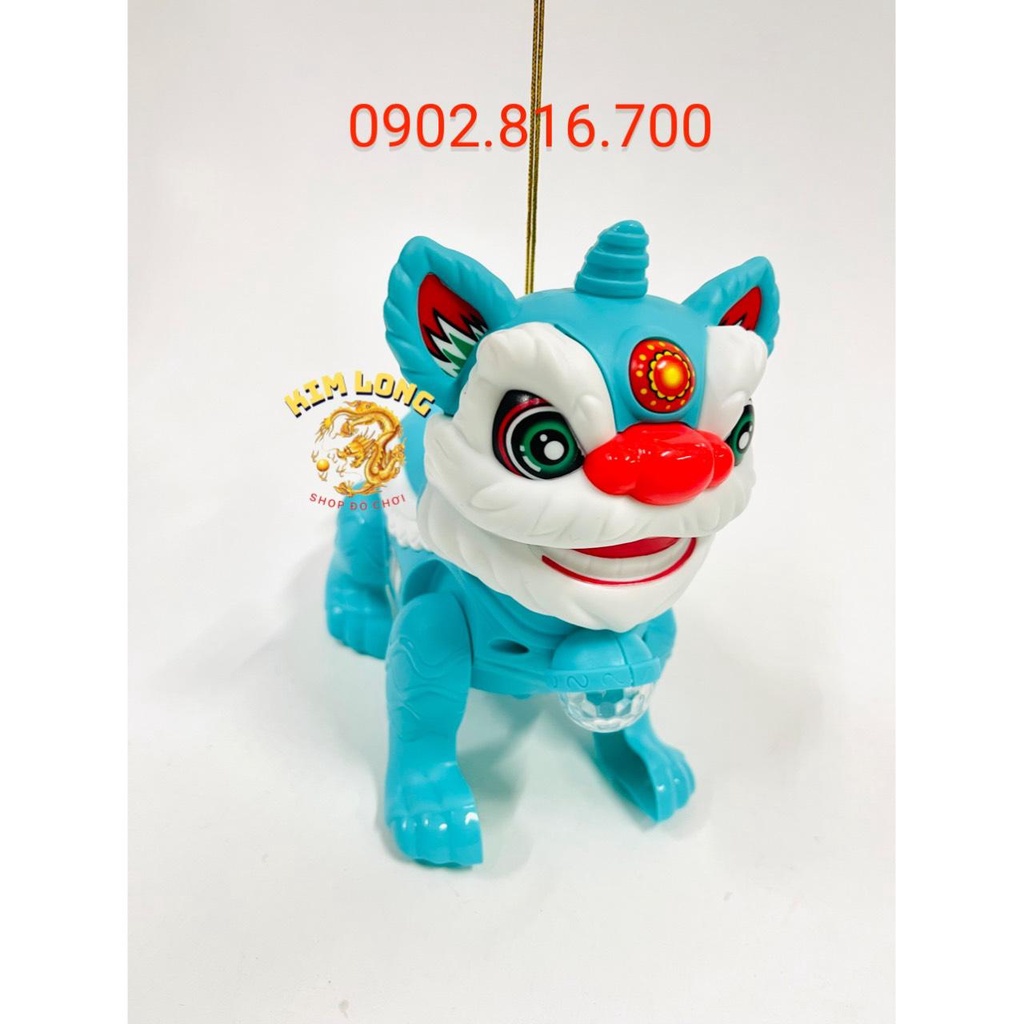 Đồ chơi lồng đèn trung thu hình con lân cho bé trai tặng kèm pin quà tặng trung thu cho bé