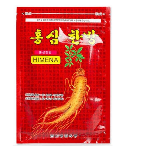 Cao Dán Hồng Sâm Đỏ 20 Miếng Himena Giảmnhức Mỏi Hàn Quốc