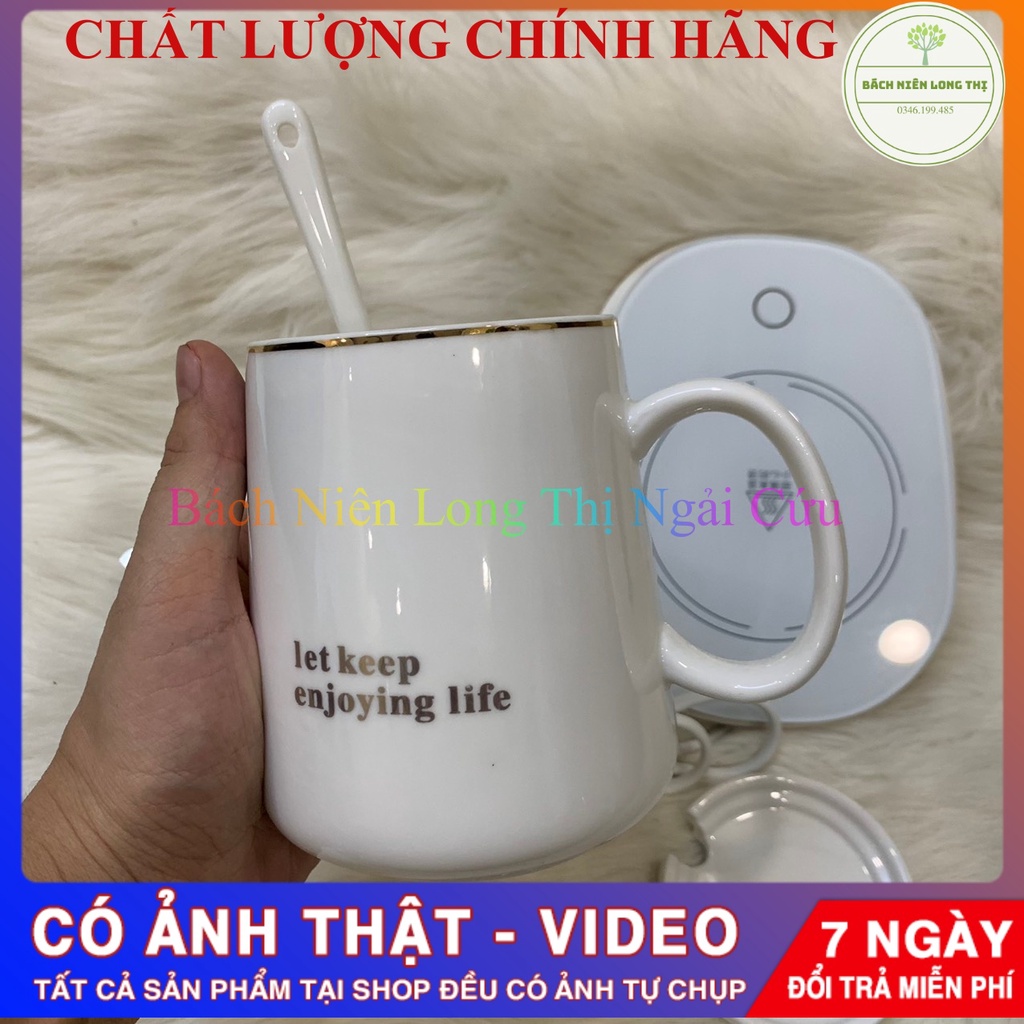 Bộ đế+ cốc hâm ấm trà, sữa nhiệt độ ổn định