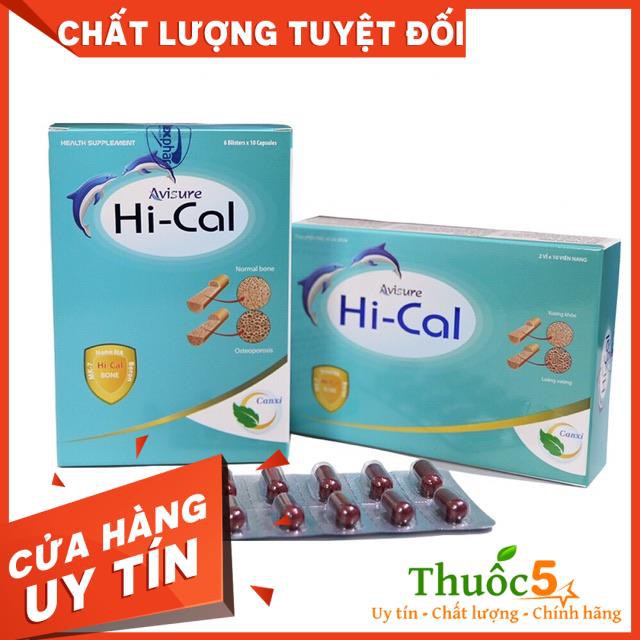 [GIÁ GỐC] Avisure HiCal cung cấp Canxi Tự Nhiên cho bà bầu hộp 60 viên