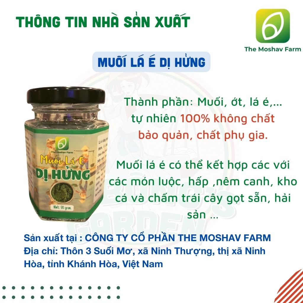 Muối Lá É The Moshav Farm Gia Vị Chấm Gà Hoa Quả Thơm Ngon Hộp 90g