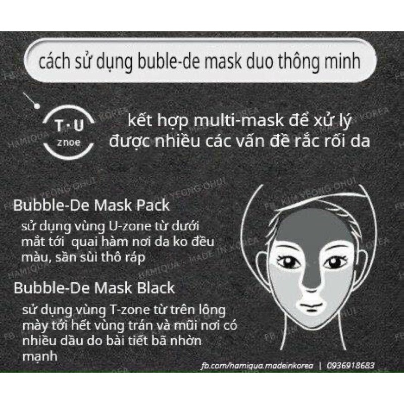 Mặt Nạ Sủi Bọt Sum Đen Bright Award Bubble-De Mask date 2023(1 gói)