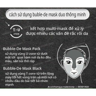 Mặt Nạ Sủi Bọt Sum Đen Mini 10ml