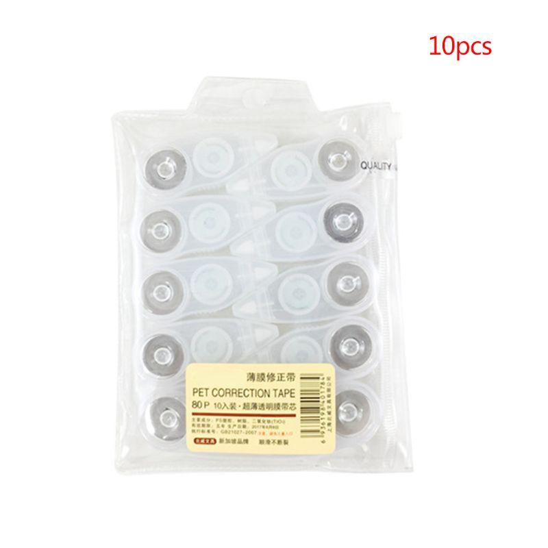Set 10 Bút Xóa Giấy Màu Trắng Trong Suốt 236 ''