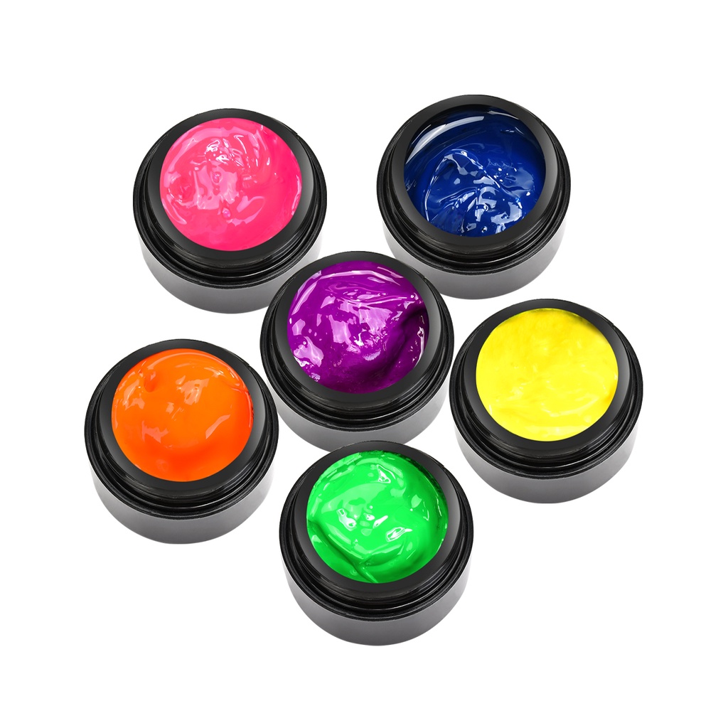 [Hàng mới về] Gel sơn móng màu neon phát sáng độc đáo cá tính 5ml