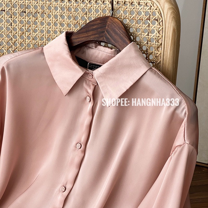 New Arrival || Áo sơ mi lụa cao cấp công sở basic sang trọng ẢNH THẬT CUỐI