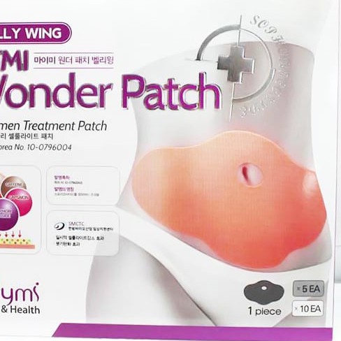 Miếng dán tan mỡ bụng WONDER PATCH (Hộp gồm 5 miếng)