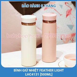 Bình Giữ Nhiệt Lock&Lock Feather Light LHC4131 Màu Hồng Và Màu Ngà Mới Sang Trọng, Quý Phái [450ML]