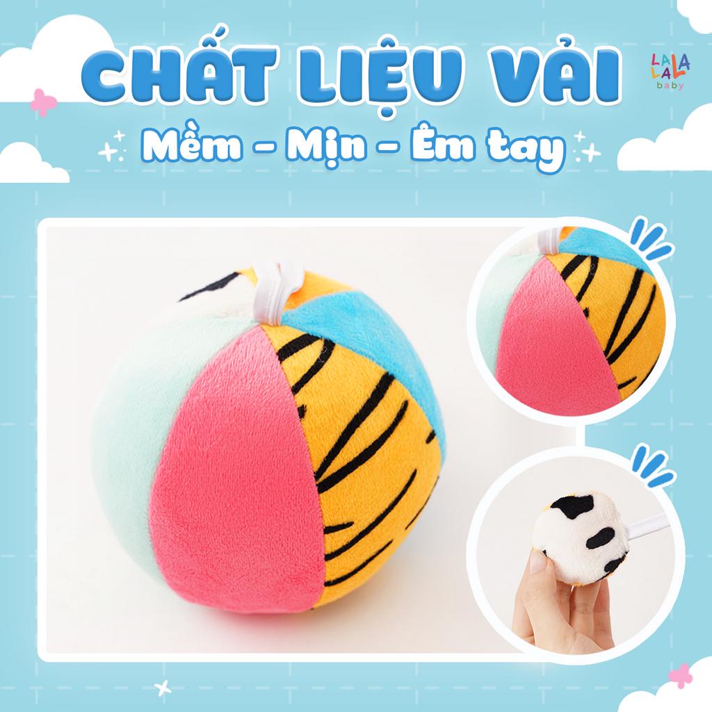 Đồ Chơi Bóng Vải Xúc Xắc Vui Nhộn Kích Thích Thị Giác Cho Trẻ Sơ Sinh Look, Look! Ball - Lalala Baby