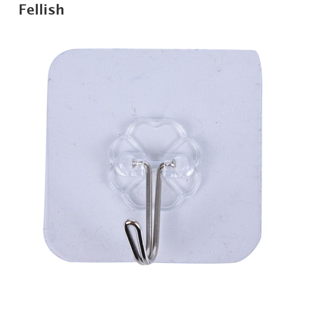 1 Móc Treo Đồ Gắn Tường Trong Suốt Có Giác Hút Chắc Chắn Cho Nhà Tắm / Nhà Bếp 436vn