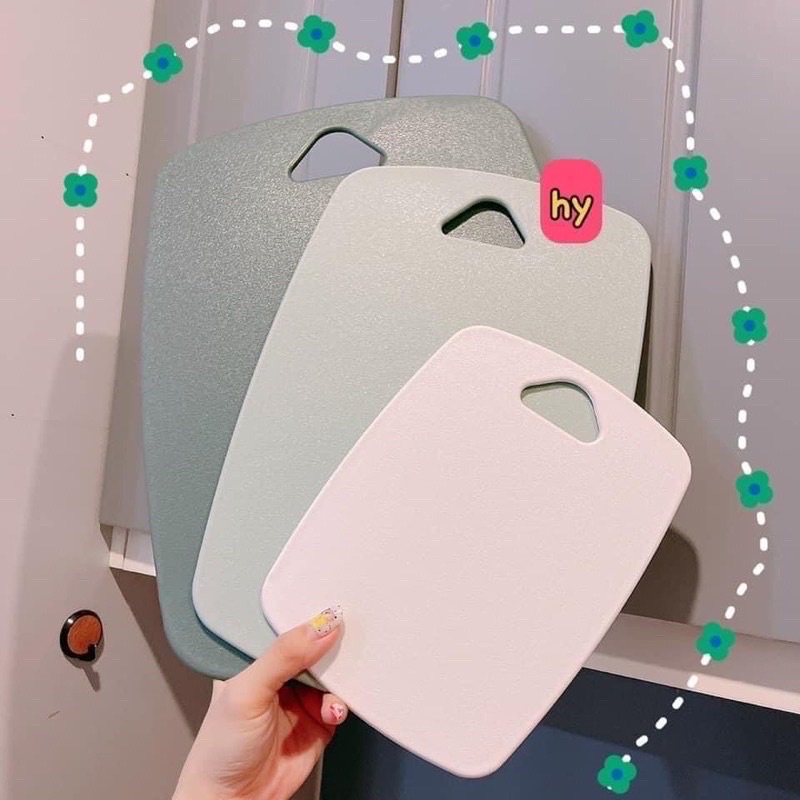 Combo 3 Thớt Nhựa Lúa Mạnh - Thớt Kháng Khuẩn ECOCO Hàng Loại 1 Chất Lượng Cao