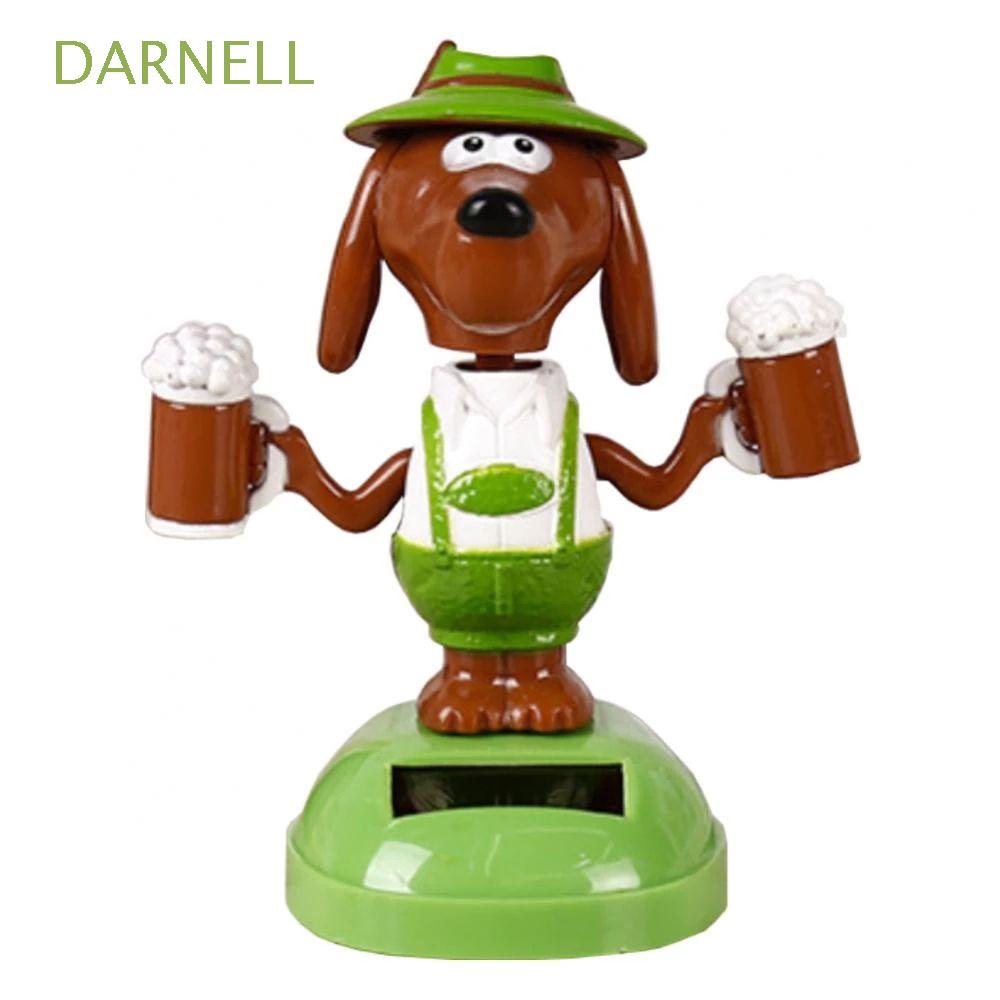 Búp Bê Nhảy Múa Lật Trang Trí Nội Thất Xe Hơi Chạy Bằng Năng Lượng Mặt Trời Hình Chó Con Dùng Làm Quà Tặng Giáng Sinh