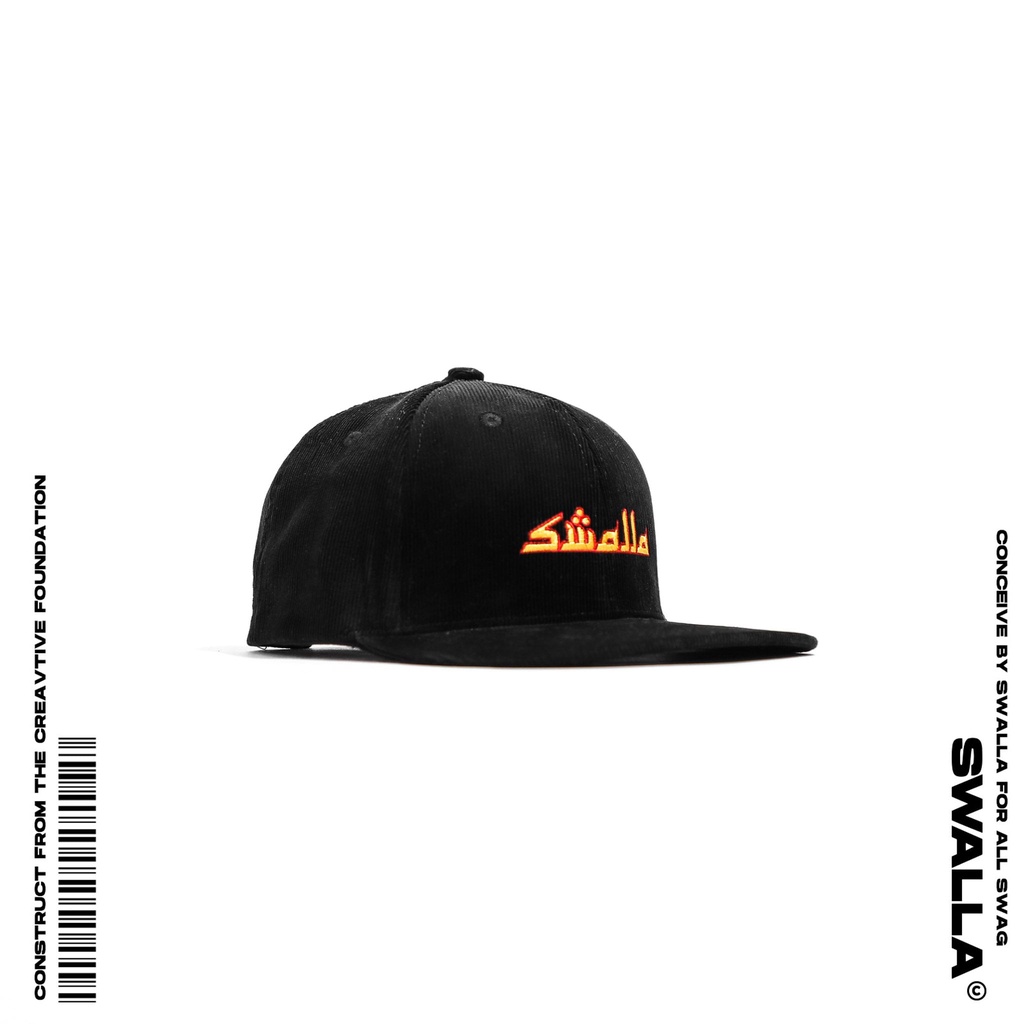 Nón Snapback Unisex Nam Nữ Thêu Logo SWALLA Chất Nhung Tăm Cao Cấp Local Brand Chính Hãng