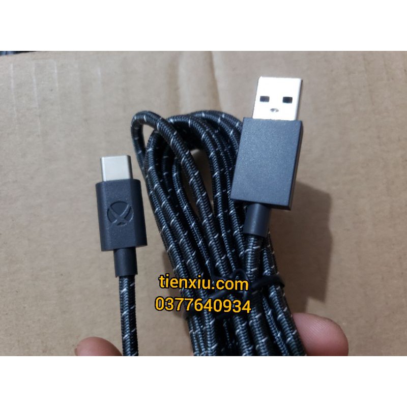 dây usb type C xịn Ps5 / Xbox one X / nintendo switch kết nối pc, dây bọc dù dài 2m8