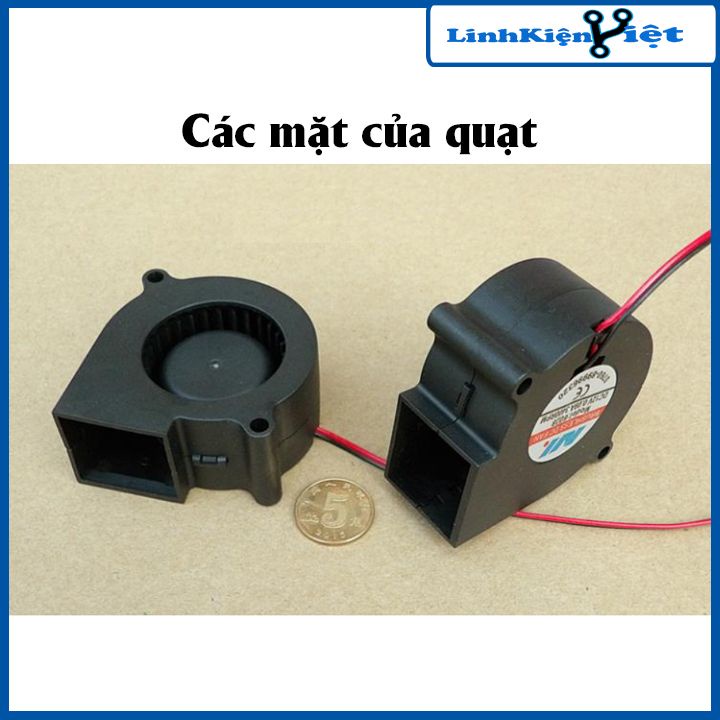 Quạt sên 6028 điện áp 12VDC kích thước 6x6x2.8cm công suất cao