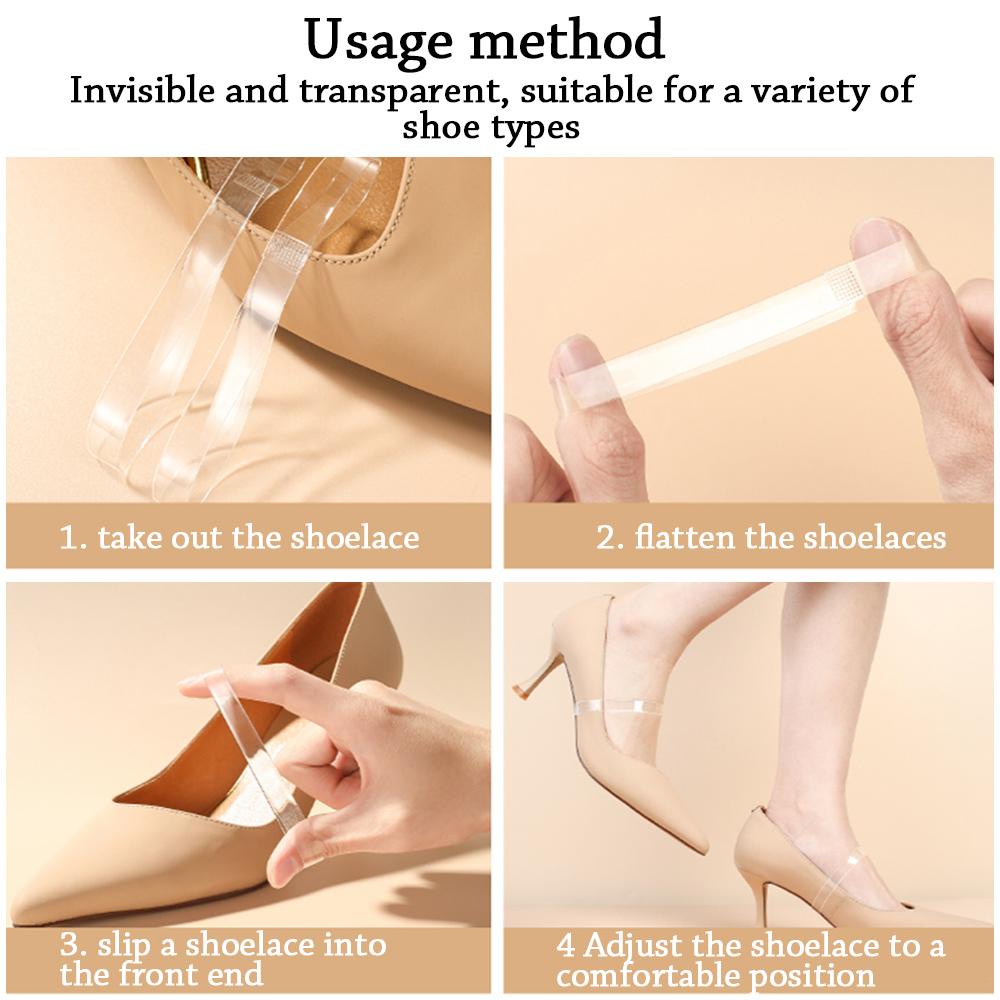 Dây Giày Cao Gót Bằng Silicone Chống Trượt Tiện Lợi