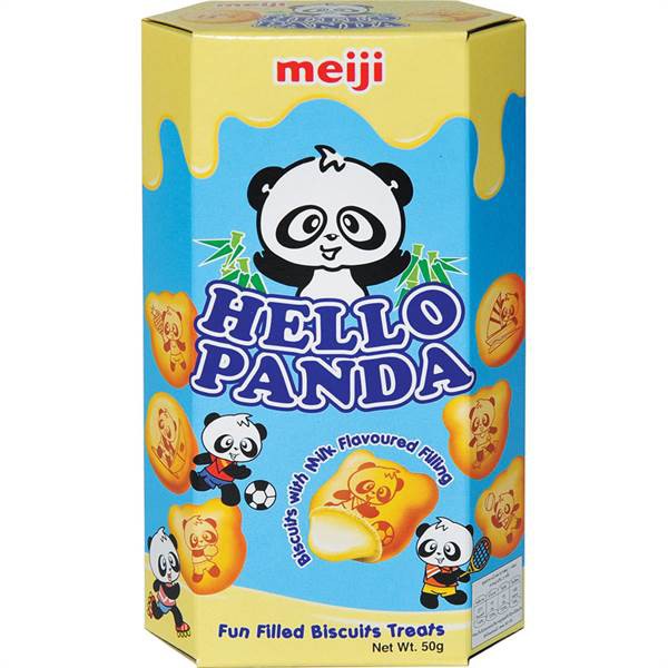 Bánh gấu Meiji 50g nhân kem dâu/ socola/ kem sữa/ double chocolate/ trà xanh