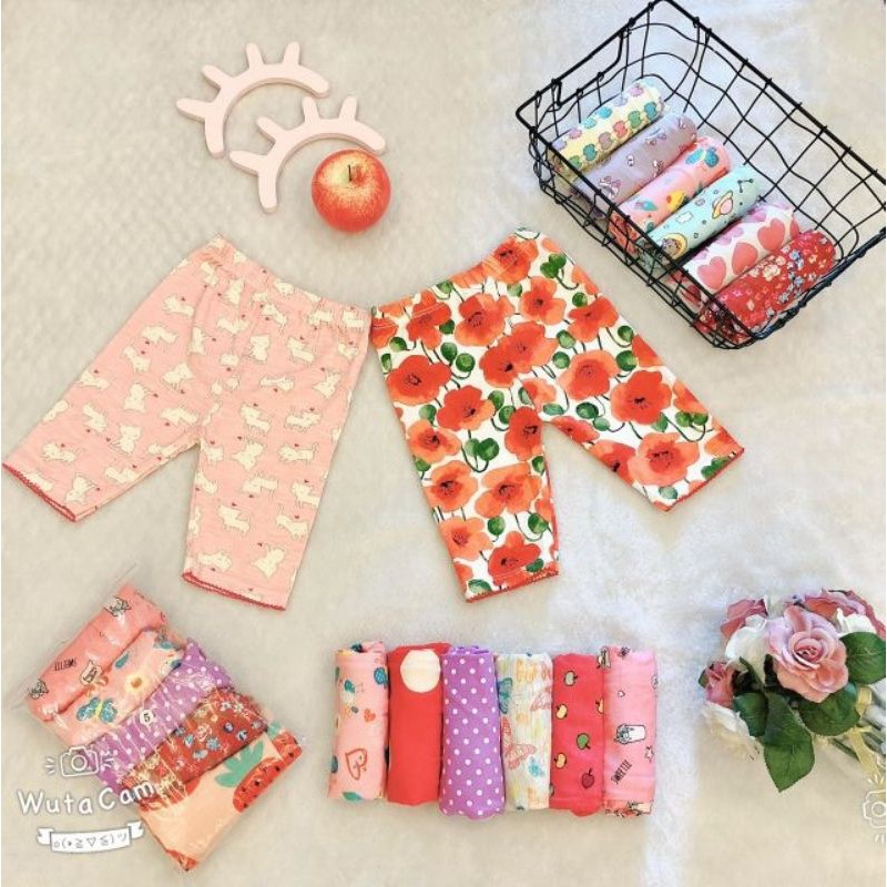 quần leging cotton ngố dễ thương