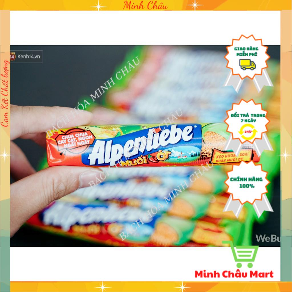 Kẹo Alpenliebe Muối Ớt Hương Xoài Nhân Muối Ớt Thanh 28,8g